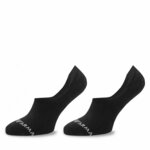 Set od 2 para ženskih niskih čarapa Emporio Armani 292312 4R229 00020 Nero