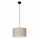EGLO 900859 | Feniglia Eglo visilice svjetiljka okrugli 1x E27 crno, bezbojno, bijelo