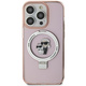 Karl Lagerfeld KLHMN61HMRSKCP Apple iPhone XR / 11 hardcase Ring Stand KarlChoupettte MagSafe pink