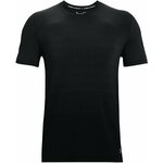 Under Armour Men's UA Seamless Lux Short Sleeve Black/Jet Gray L Majica za fitnes