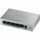 Neupravljani switch Zyxel GS1005HP (Gigabit Ethernet, 10/100/1000, Power over Ethernet, srebrni)