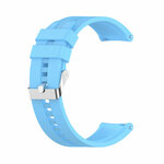 Silikonski Remen za sat 22mm plavi (srebrna kopča)