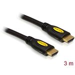 Kabel DELOCK, HDMI A (M) na HDMI A (M), High Speed sa Ethernet 4K, 3m