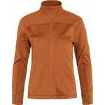 Fjällräven Abisko Lite Fleece Jacket W Terracotta Brown S Majica s kapuljačom na otvorenom