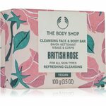The Body Shop British Rose sapun za tijelo i lice 100 g