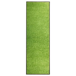 VidaXL Otirač perivi zeleni 60 x 180 cm