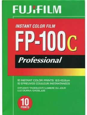 Fujifilm FP-100C Professional Instant Color Film ISO 100 (10 Exposure