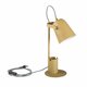 KANLUX 36283 | Raibo Kanlux stolna svjetiljka okrugli sa prekidačem na kablu elementi koji se mogu okretati 1x E27 žuto