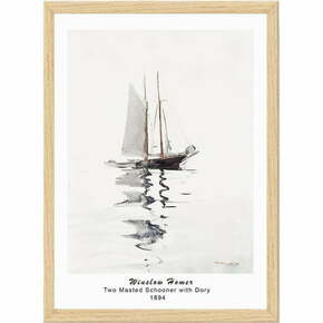 Plakat u okviru 35x45 cm Winslow Homer - Wallity