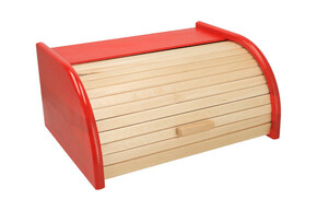 AtmoWood Dvobojna kutija za kruh - bukva + crvena