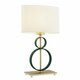 ARGON 8317 | Perseo Argon stolna svjetiljka 42cm s prekidačem 1x E27 zlatno, zeleno, krem