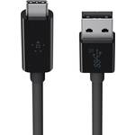 Belkin USB kabel USB 3.2 gen. 1 (USB 3.0) USB-A utikač, USB-C™ utikač 91.00 cm crna vatrostalan
