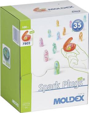 Moldex 780201 SPARK PLUGS ušni čepiči 35 dB za jednokratnu upotrebu 200 Par