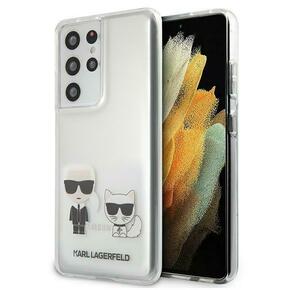 Original Karl Lagerfeld Tvrda maskica za Samsung S21 Ultra KLHCS21LCKTR