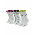 Set od 3 para unisex visokih čarapa Tommy Jeans 701210562 White 001