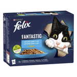 Felix hrana za mačke Fantastic s piletinom, govedinom, zecom, janjetinom u želeu, 4 (24x85 g)