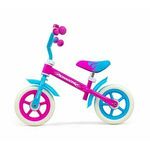 Milly Mally dječji bicikl bez pedala Dragon, tirkizno-rozi