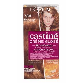 L´Oréal Paris Casting Creme Gloss boja za kosu za obojenu kosu za sve tipove kose 48 ml nijansa 734 Golden Honey