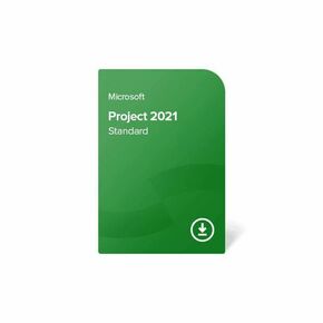 Project Standard 2021 digital certificate SW-PROJECT21-STA