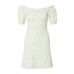 Dorothy Perkins Ljetna haljina pastelno zelena / bijela