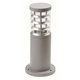 VIOKEF 4053500 | Naxos-VI Viokef podna svjetiljka 35cm 1x E27 IP44 sivo, krom, prozirna