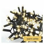 EMOS LED spojni lanac, crni, 3 m, vanjski i unutarnji, toplo bijeli