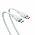 BASEUS Kabel USB-C → USB-C QC PD 100W 120 cm Elastic Bijeli