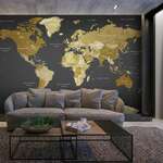 Samoljepljiva foto tapeta - World Map: Modern Geography 294x210