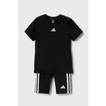 ADIDAS SPORTSWEAR Odjeća za vježbanje 'Essentials 3S' crna / bijela