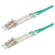Roline optički kabel 50/125µm LC/LC Duplex, OM3, 1.0m, tirkizni