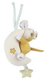 Canpol babies Mouse mekana igračka za maženje s glazbenom kutijom 0m+ 1 kom