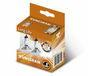 Tungsram (GE) Long life 12V - do 3x dulji radni vijekTungsram (GE) Long life 12V - up to 3x longer lifetime - H4 - DUO BOX karton (2 žarulje) H4-LLTUNG-2