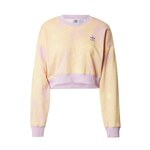 ADIDAS ORIGINALS Sweater majica 'Allover Print' žuta / ljubičasta