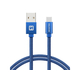 Swissten USB - USB-C kabel, plavi, 1,2m