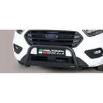 Misutonida Bull Bar Ø63mm inox crni za Ford Transit Custom L1 Tourneo 2018 s EU certifikatom