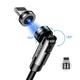 Joyroom magnetni USB - Lightning kabel za punjenje 2,4A 1,2m (S-1224X2 L): crni