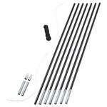 Segmenti Easy Camp Pole DIY Set 11 mm Boja: crna