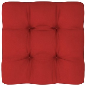 VidaXL Jastuk za sofu od paleta crveni 60 x 60 x 12 cm