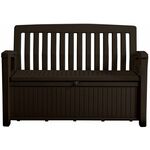 Patio bench 227L Brown 590