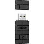 Bezdrôtový adaptér 8BitDo USB 2, Nintendo Switch/Switch 2, Mobilné zariadenia, Xbox, PC, PlayStation, Čierna, Adaptér ovládača