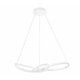NOVA LUCE 1701101001 | Fusion-NL Nova Luce visilice svjetiljka oblik perece s mogućnošću skraćivanja kabla 1x LED 4081lm 3000K bijelo