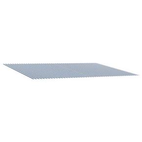 Zamjensko platno za tendu Plava i bijela 500 × 350 cm Poliester