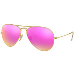 Ray-Ban Sunčane naočale 'Aviator' zlatna / roza / narančasta