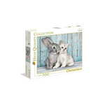 Clementoni puzzle 500 HQC, Cat &amp; Bunny (35004)