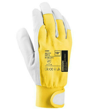 Kombinirane rukavice ARDON®HOBBY 08/M - bez prodajne etikete - zelene | A1073/08/BPE