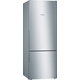 Serie 4, Samostojeći hladnjak sa zamrzivačem na dnu, 191 x 70 cm, Izgled nehrđajućeg čelika, KGV58VLEAS - Bosch