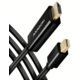 AXAGON DisplayPort 1.2 (M) na HDMI 1.4b (M) kabel, 4K/30Hz, 1,8 m, crna (RVD-HI14C2)