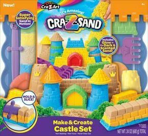CRAZART set kinetički pijesak Dvorac Cra-Z-Sand