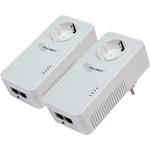 INTD ALLNET Powerline 1200Mbit 2er Bundle Bridge RJ45 HomePlugV2 SmartLink Passtrough ALL1681205v2