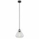 ARGON 4047 | Decorato Argon visilice svjetiljka 1x E27 crno, mesing, prozirno
